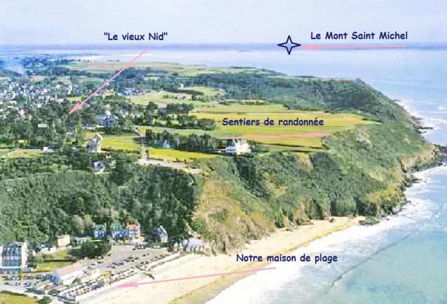 Villa "Le Vieux Nid" Carolles Exterior foto